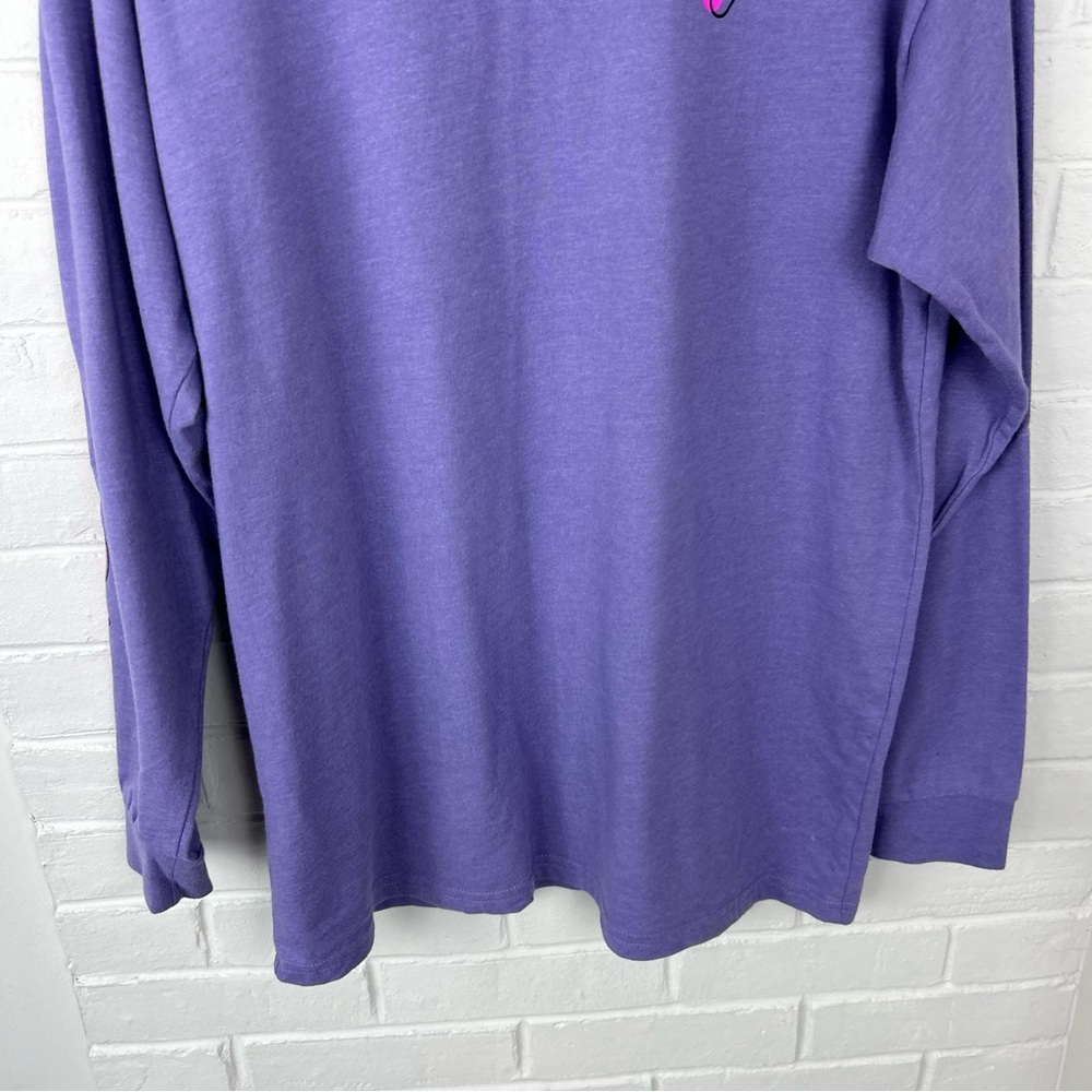 Peloton Purple Graphic Long Sleeve Shirt Size S - Picture 5 of 8